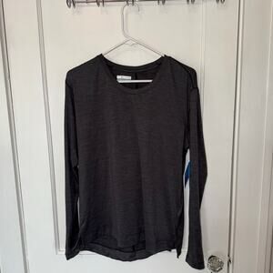New Columbia Spring Ave II Long Sleeve Tee Gray Women's size M